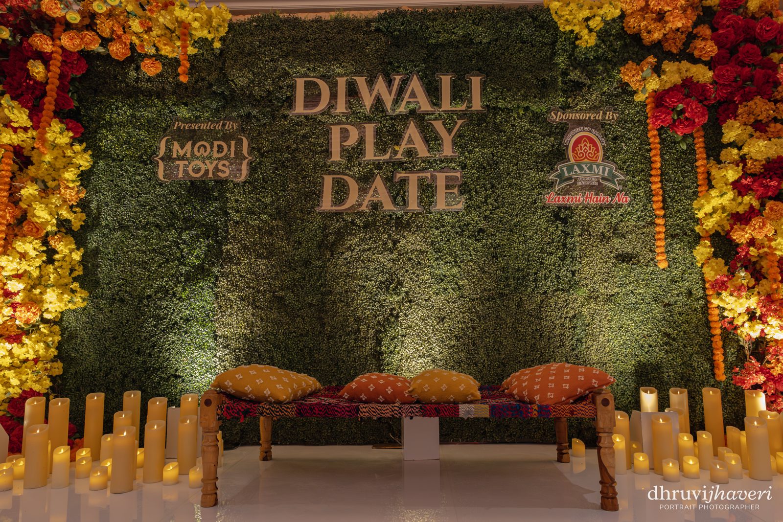The Diwali Play Date photo wall, 2026